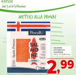 Todis Salmone affumicato islandese PescaRe offerta
