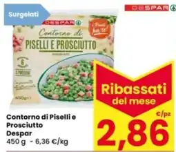 Eurospar Contorno di Piselli e Prosciutto Despar offerta