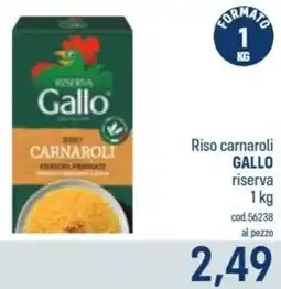 Talento Professional Store Riso carnaroli Gallo riserva offerta