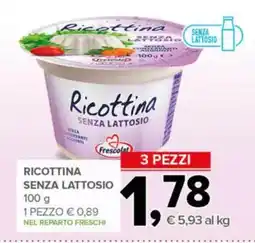 Todis Ricottina senza lattosio Frescolat offerta