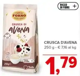 Todis Crusca d'avena Todis offerta