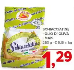 Todis Schiacciatine Derby all'olio di Oliva offerta