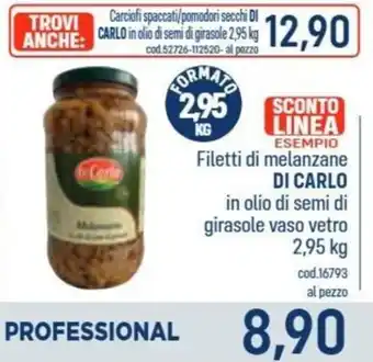 Talento Professional Store Filetti di melanzane DI CARLO offerta