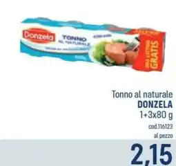 Talento Professional Store Tonno al naturale Donzela offerta