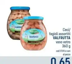 Talento Professional Store Ceci/ fagioli assortiti VALFRUTTA offerta