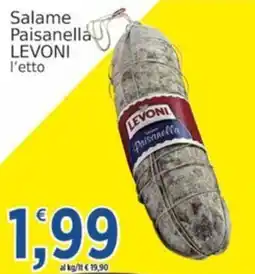 Market Ingross Salame Paisanella Levoni offerta