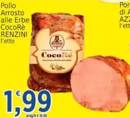 Market Ingross Pollo Arrosto alle Erbe CocoRé offerta