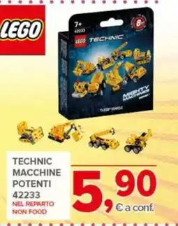 Todis LEGO Technic Macchine Potenti offerta