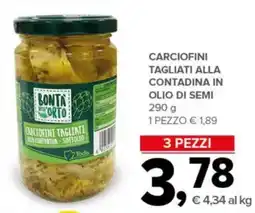 Todis Carciofini tagliati alla contadina Bonta dell'orto offerta