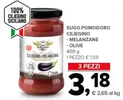 Todis Sugo di pomodoro Ciliegino & Melanzana offerta