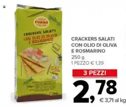 Todis Crackers salati con olio di oliva e rosmarino offerta