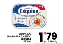 Despar Sicilia Formaggio spalmabile classico Exquisa offerta