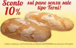 Todis pane senza sale tipo Terni offerta