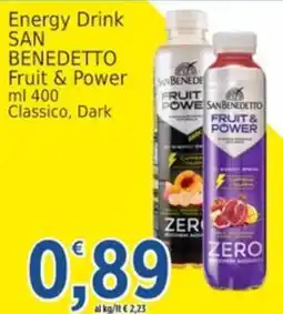 Market Ingross Energy Drink SAN BENEDETTO Fruit & Power offerta