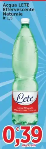 Market Ingross Acqua Minerale Effervescente Naturale Lete offerta