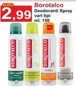 GuMì Supermercati Borotalco Deodoranti Spray offerta