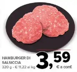 Todis Hamburger di Salsiccia offerta
