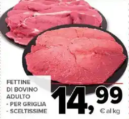 Todis Fettine di bovino adulto offerta