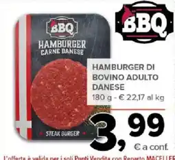 Todis Hamburger carne danese offerta
