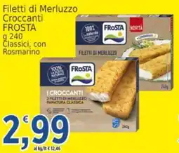 Market Ingross Filetti di Merluzzo Croccanti Frosta offerta