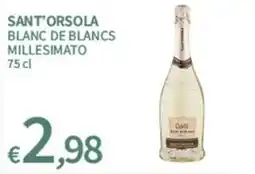 SpeSì Sant'Orsola Blanc de Blancs Millesimato offerta