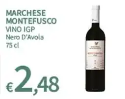 SpeSì Marchese Montefusco Vino IGP Nero D'Avola offerta