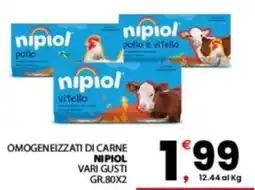 Despar Sicilia Omogeneizzati di carne Nipiol offerta
