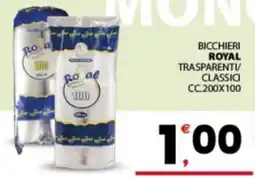 Despar Sicilia Bicchieri royal offerta