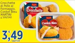 Market Ingross Crocchette di Pollo al Formaggio, Cordon Bleu MARTINI offerta