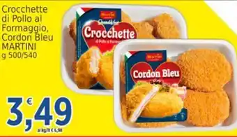 Crocchette di Pollo al Formaggio, Cordon Bleu MARTINI