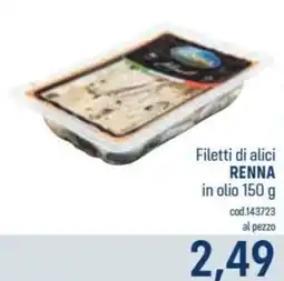 Talento Professional Store Filetti di alici RENNA offerta