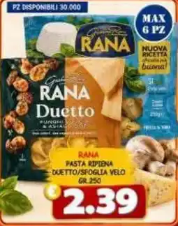MercADone Rana pasta ripiena duetto/sfoglia velo offerta