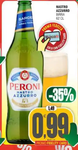 Vicino a te supermercati Peroni Nastro Azzurro offerta