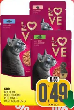 Vicino a te supermercati My Love Bocconcini per gatti offerta
