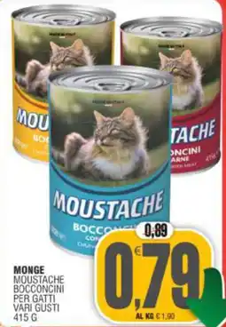 Vicino a te supermercati Monge Moustache Bocconcini per gatti offerta