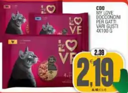 Vicino a te supermercati My Love bocconcini per gatti offerta