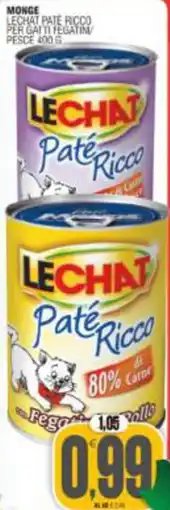 Vicino a te supermercati Le Chat Paté Ricco offerta