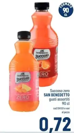 Talento Professional Store Succoso zero SAN BENEDETTO offerta