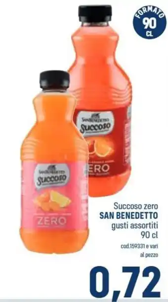 Talento Professional Store Succoso zero SAN BENEDETTO offerta