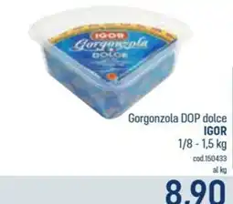 Talento Professional Store Gorgonzola DOP dolce IGOR offerta