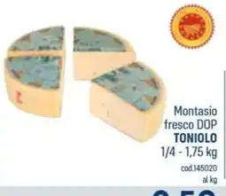 Talento Professional Store Montasio fresco DOP Toniolo offerta