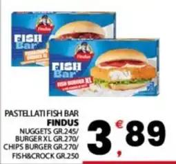 Despar Sicilia Pastellati Fish Bar Findus offerta