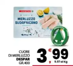Despar Sicilia Cuore di merluzzo Despar offerta