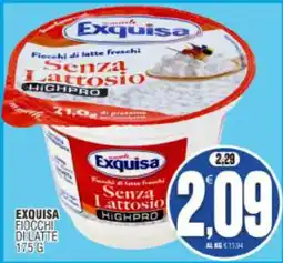 Vicino a te supermercati Exquisa fiocchi di latte freschi senza lattosio highpro offerta