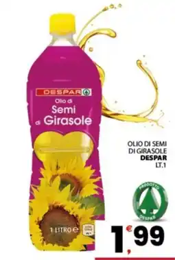 Despar Sicilia Olio di Semi di Girasole Despar offerta