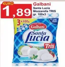 GuMì Supermercati Galbani Santa Lucia Mozzarella Tris offerta