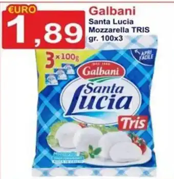 Galbani Santa Lucia Mozzarella Tris