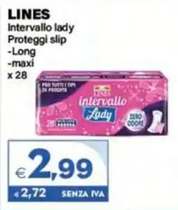Boningros Cash and Carry Lines Intervallo lady Proteggi slip Long/maxi offerta