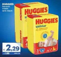 Boningros Cash and Carry Huggies Pannolini Unistar offerta