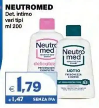 Boningros Cash and Carry Neutromed Det. intimo offerta